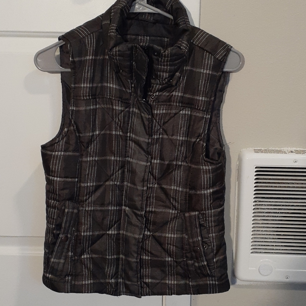Plaid Gray Vest